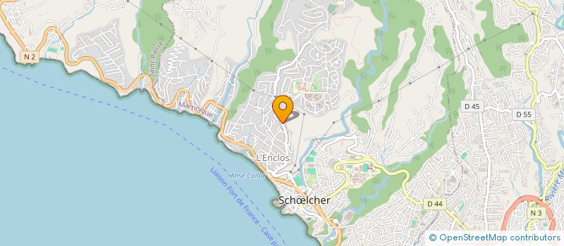 localisation de l'entreprise LES HAUTS DE MANSARDE à SCHŒLCHER