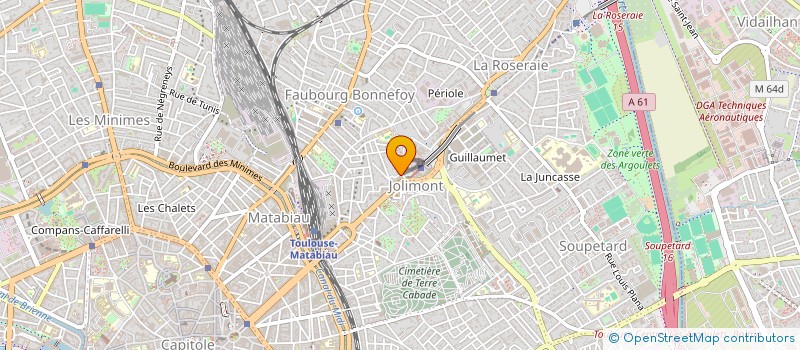 localisation de l'entreprise LES HAUTS DE MARENGO à TOULOUSE