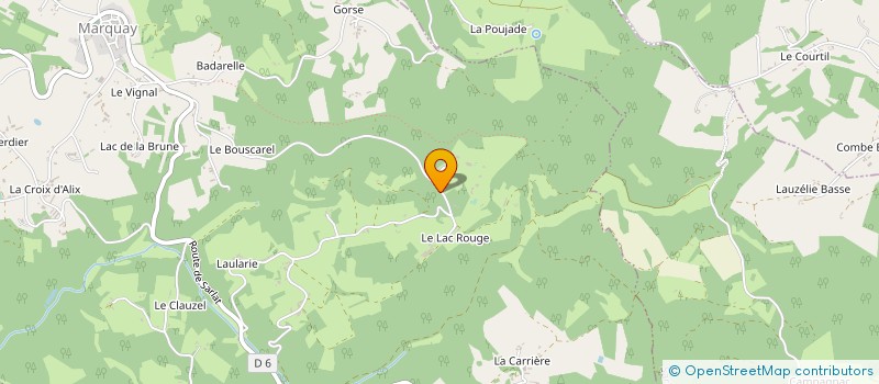 localisation de l'entreprise LES HAUTS DE MARQUAY à MARQUAY