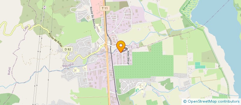 localisation de l'entreprise LES HAUTS DE PALAGACCIO à BORGO