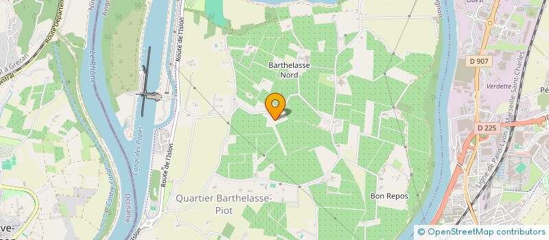localisation de l'entreprise LES HAUTS DE PICABRIER à AVIGNON