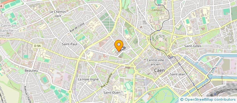 localisation de l'entreprise LES HAUTS DE SAINT ANDRE à CAEN