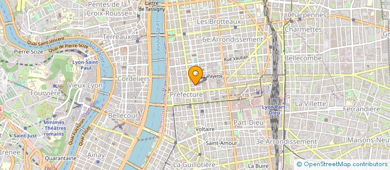 localisation de l'entreprise LES HAUTS DE SAINT CERGUES  LYON