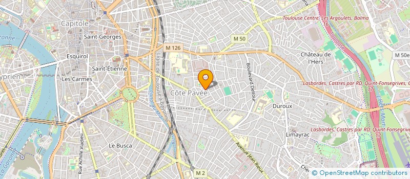 localisation de l'entreprise LES HAUTS DE SAINT-ORENS à TOULOUSE