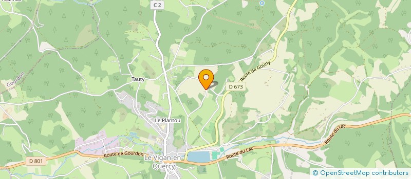 localisation de l'entreprise LES HAUTS DE SALESSE  LE VIGAN