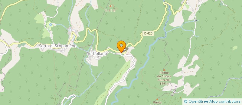 localisation de l'entreprise LES HAUTS DE SORBOLLANO à SORBOLLANO