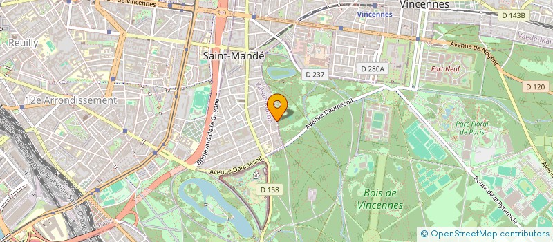 localisation de l'entreprise LES HAUTS DE SURESNES  CERCOTTES