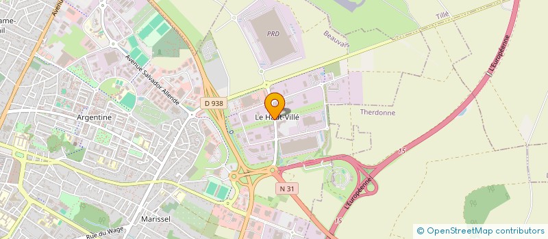 localisation de l'entreprise LES HAUTS DE VERDUN  BEAUVAIS