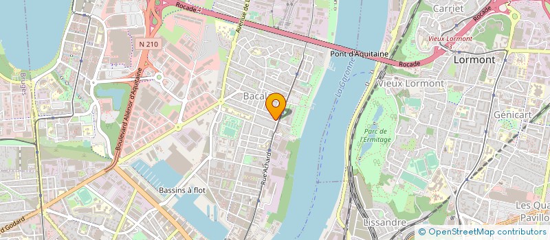 localisation de l'entreprise LES HAUTS DU GOLF à BORDEAUX