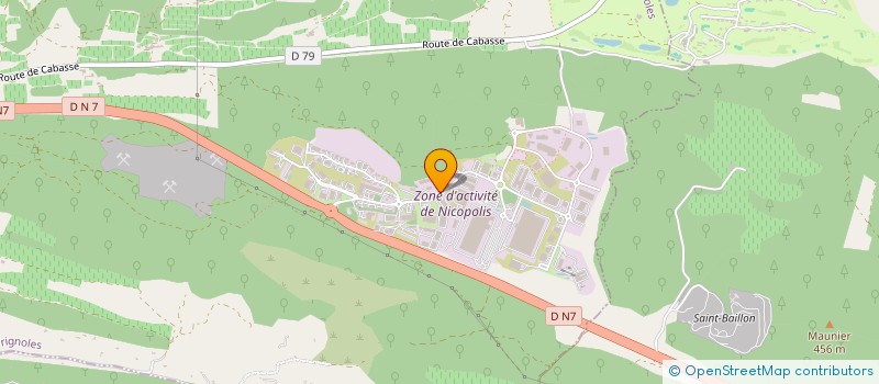 localisation de l'entreprise LES HAUTS DU GRAND CLOS  BRIGNOLES