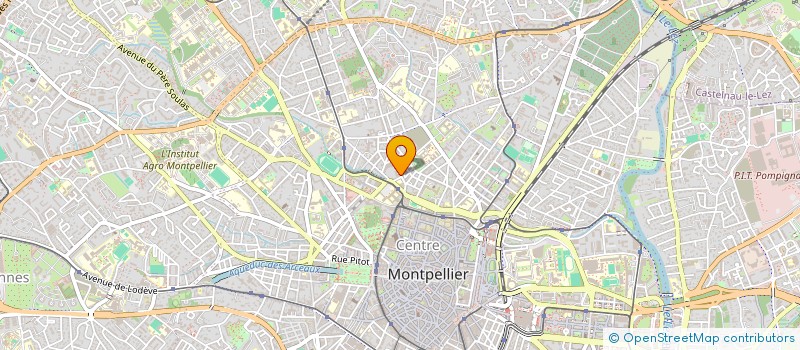 localisation de l'entreprise LES HAUTS DU LAVANCHER à MONTPELLIER