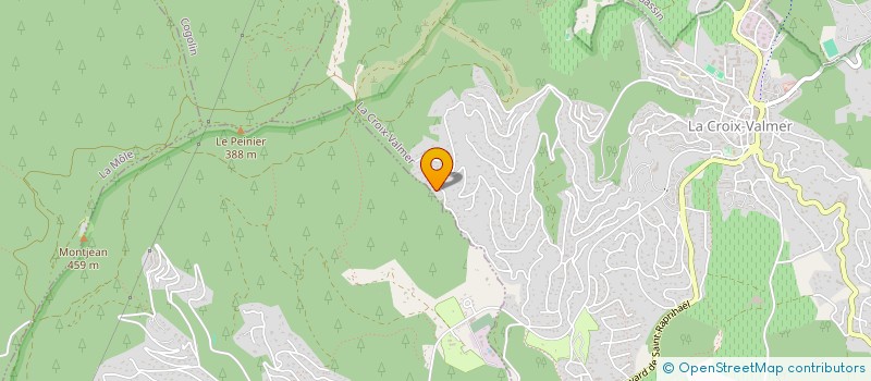 localisation de l'entreprise LES HAUTS DU PEYNIE  LA CROIX-VALMER