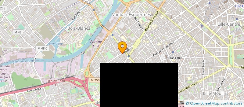 localisation de l'entreprise LES HAUTS DU PLANNELET à LILLE