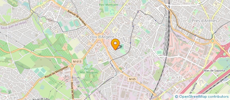 localisation de l'entreprise LES HAUTS DU SABLAS à MONTPELLIER
