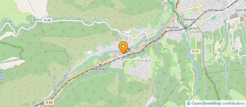 localisation de l'entreprise LES HAUTS FOURNEAUX  RIA-SIRACH