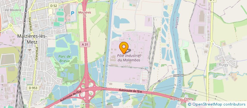 localisation de l'entreprise LES HAUTS FOURNEAUX  HAUCONCOURT