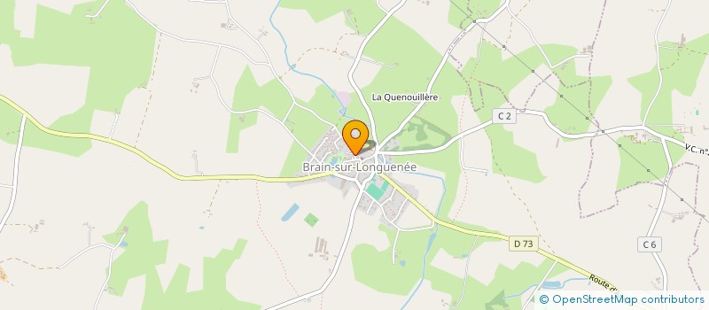 localisation de l'entreprise LES HAUTS LIENS DU SOUFFLE DE L'ERDRE  ERDRE-EN-ANJOU