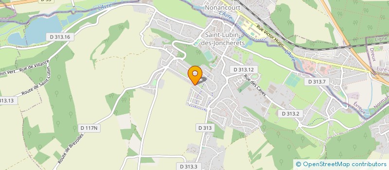 localisation de l'entreprise LES HAUTS LUBINOIS à SAINT-LUBIN-DES-JONCHERETS