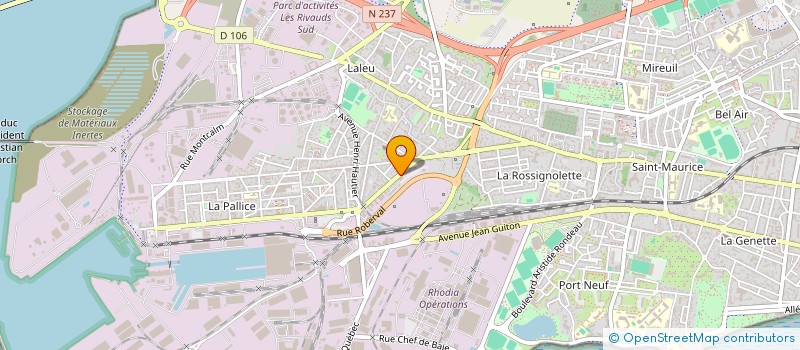 localisation de l'entreprise LES HAUTS MARINS  LA ROCHELLE