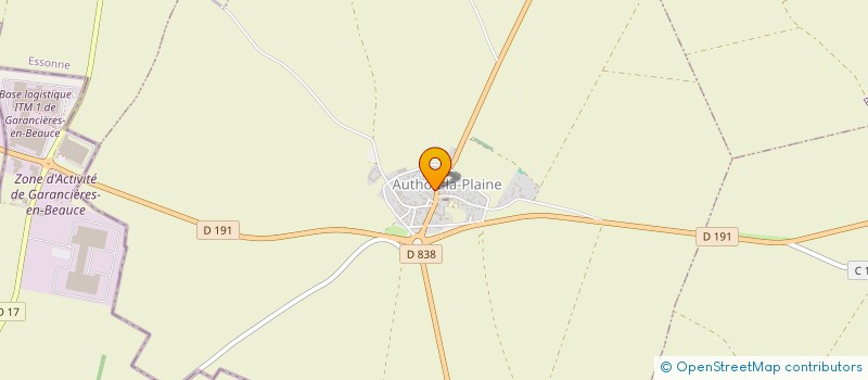 localisation de l'entreprise LES HAUTS MURS  AUTHON-LA-PLAINE