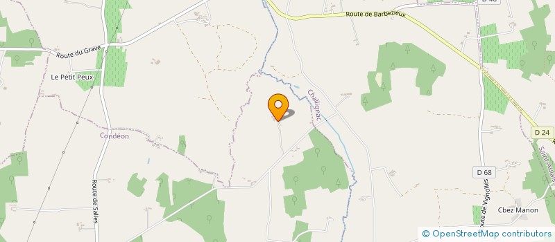localisation de l'entreprise LES HAUTS VIGNONS à CONDEON