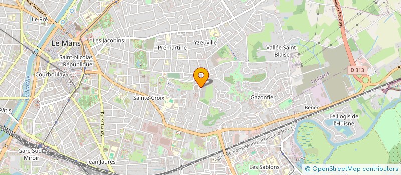 localisation de l'entreprise LES HAYES-YESWIMMO à LE MANS