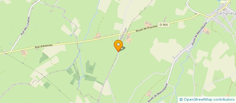 localisation de l'entreprise LES HAYETTES  PETIT-FAYT