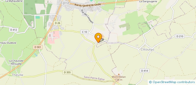 localisation de l'entreprise LES HEBERTS  SAINT-PIERRE-EGLISE