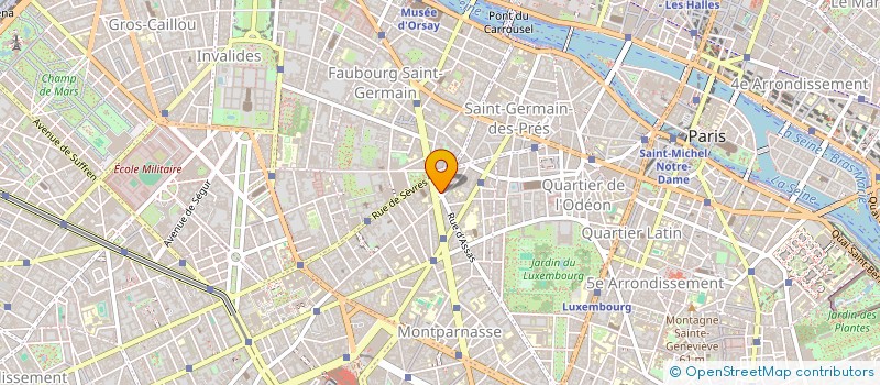 localisation de l'entreprise LES HELIADES  PARIS