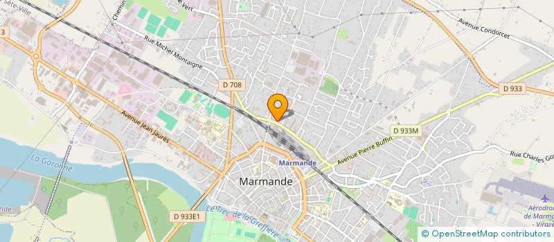 localisation de l'entreprise LES HELIANTHES  MARMANDE