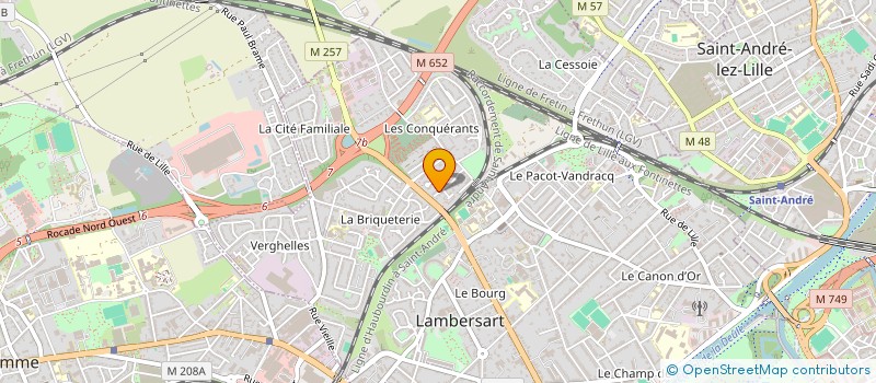 localisation de l'entreprise LES HERAULTS DE LAMBERT à LAMBERSART