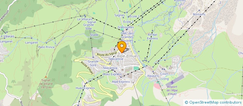 localisation de l'entreprise LES HERBES FOLLES  HUEZ