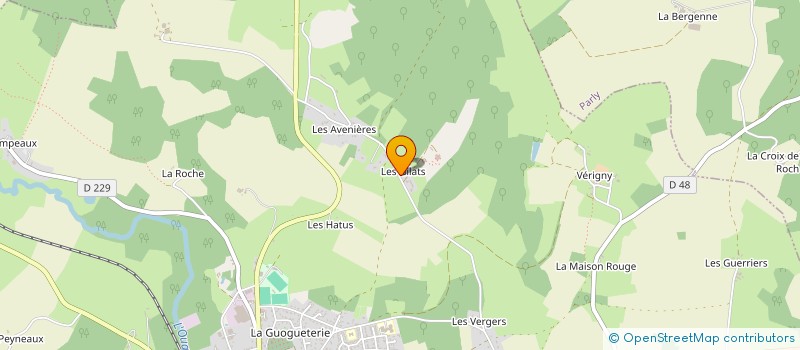 localisation de l'entreprise LES HERBES FOLLES à TOUCY