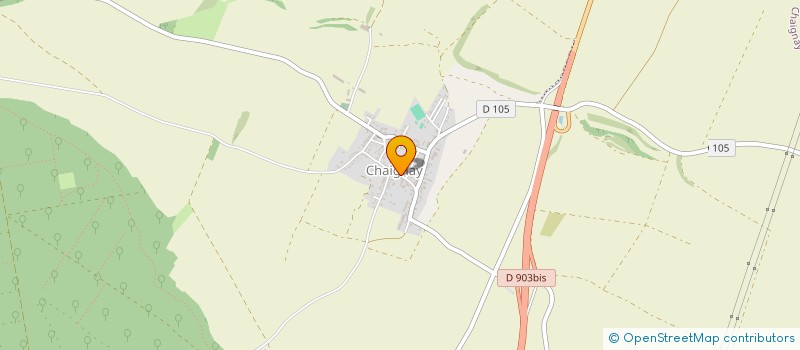 localisation de l'entreprise LES HERBUES  CHAIGNAY