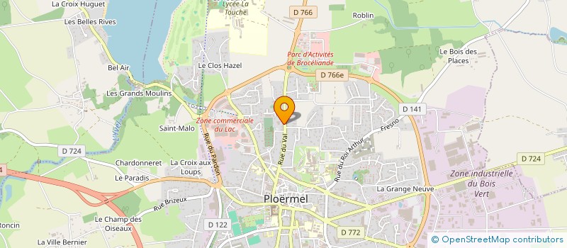 localisation de l'entreprise LES HERETIKS  PLOERMEL