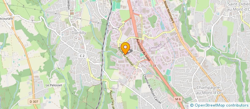 localisation de l'entreprise LES HERITIERS à DARDILLY