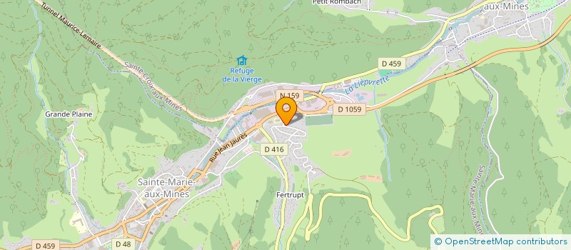 localisation de l'entreprise LES HERITIERS AUGUSTE SCHMITT à SAINTE-MARIE-AUX-MINES