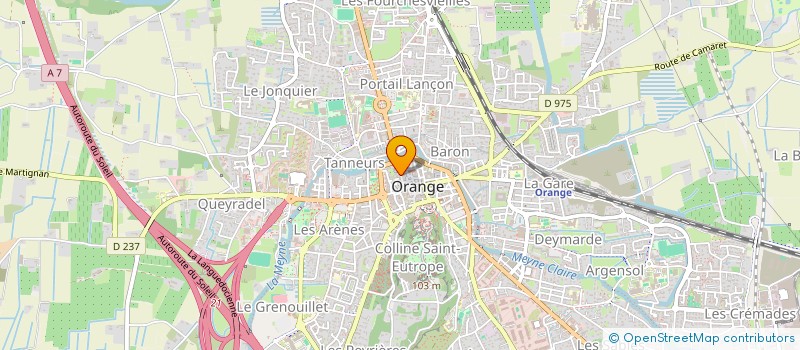 localisation de l'entreprise LES HERITIERS DE JULLIAN  ORANGE