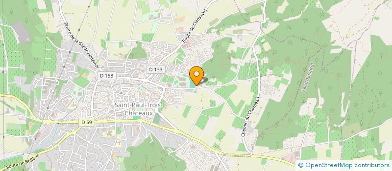 localisation de l'entreprise LES HERITIERS DE VINCENT JOEL  SAINT-PAUL-TROIS-CHATEAUX