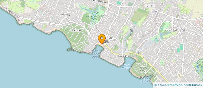 localisation de l'entreprise LES HERITIERS J MINOT  SAINT-PALAIS-SUR-MER