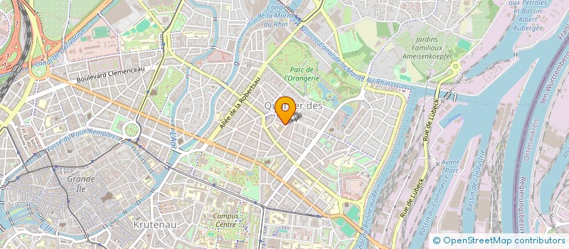 localisation de l'entreprise LES HERITIERS SCHATTNER à STRASBOURG