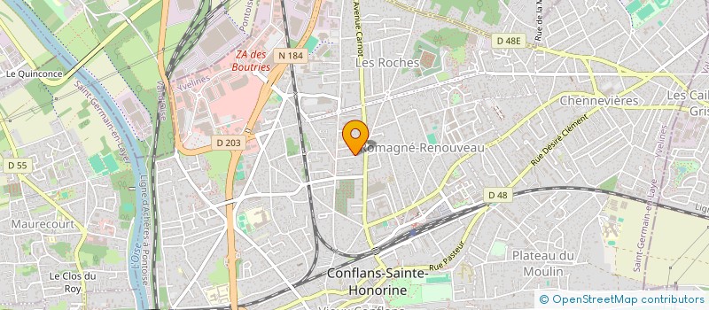 localisation de l'entreprise LES HERMES  CONFLANS-SAINTE-HONORINE