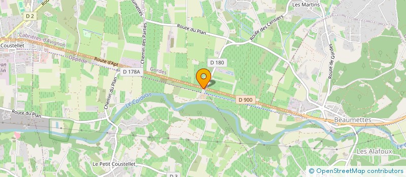 localisation de l'entreprise LES HERMITANTS  OPPEDE