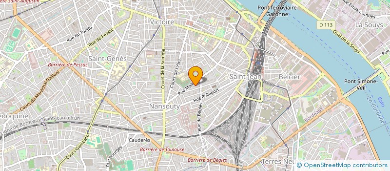 localisation de l'entreprise LES HEROINES STUDIEUSES à BORDEAUX