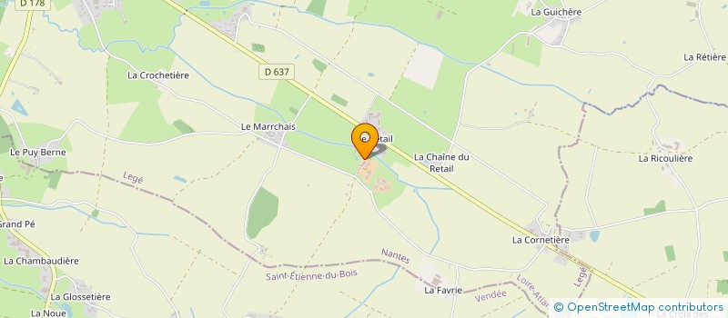 localisation de l'entreprise LES HEROS DU CHATEAU DU RETAIL  LEGE