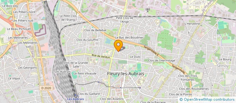 localisation de l'entreprise LES HEROS EN OR  SAINT-JEAN-DE-LA-RUELLE