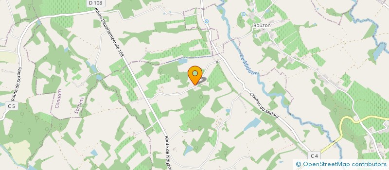 localisation de l'entreprise LES HESPERIDES  FUSTEROUAU