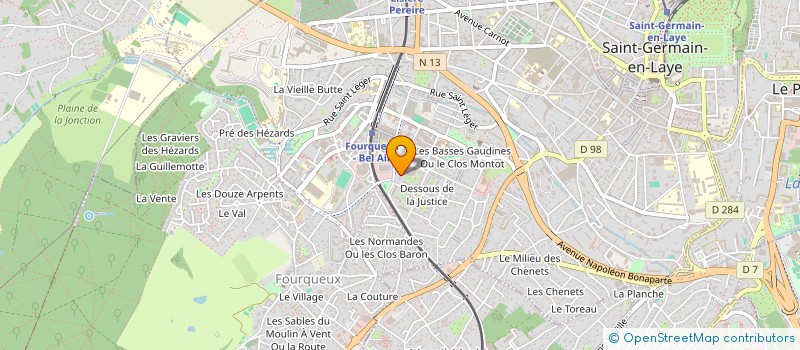 localisation de l'entreprise LES HESPERIDES  SAINT-GERMAIN-EN-LAYE