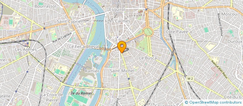 localisation de l'entreprise LES HESPERIDES DE SAINT MICHEL à TOULOUSE