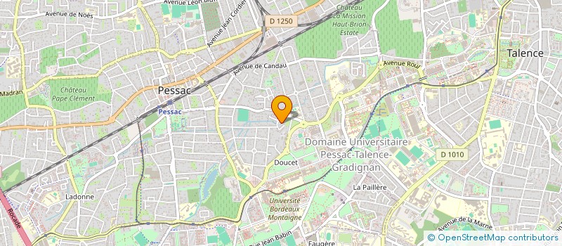 localisation de l'entreprise LES HEURES CLAIRES à PESSAC